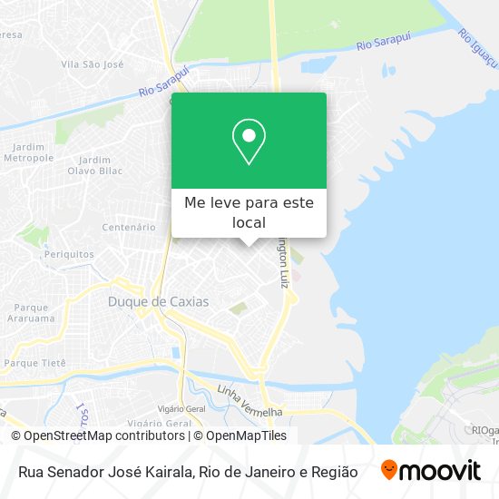 Rua Senador José Kairala mapa