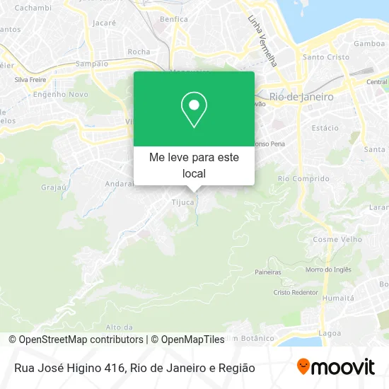 Rua José Higino 416 mapa