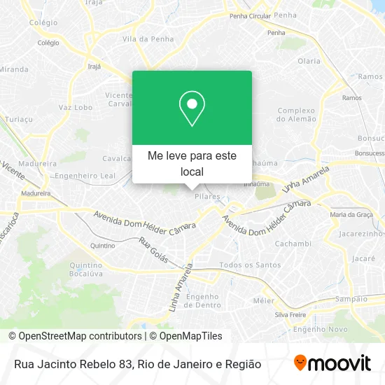 Rua Jacinto Rebelo 83 mapa