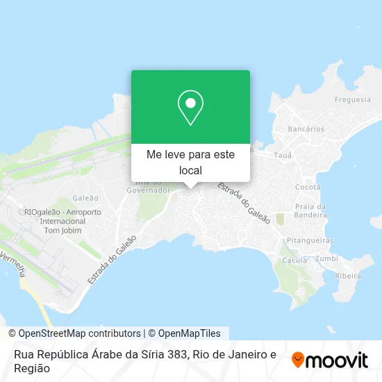 Rua República Árabe da Síria 383 mapa