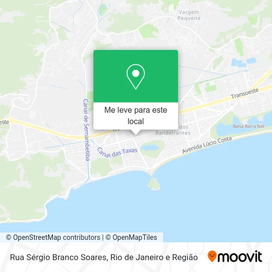 Rua Sérgio Branco Soares mapa