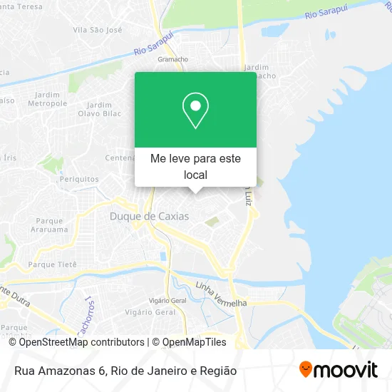 Rua Amazonas 6 mapa