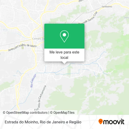 Estrada do Moinho mapa