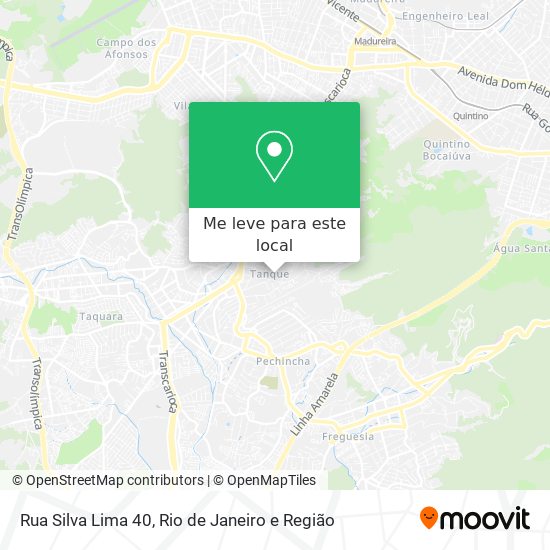 Rua Silva Lima 40 mapa