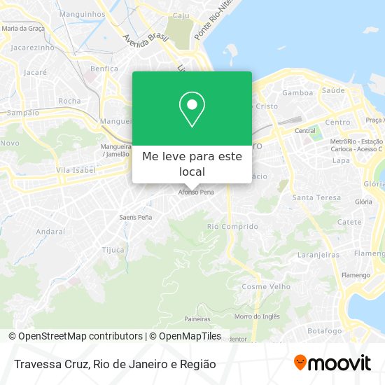 Travessa Cruz mapa