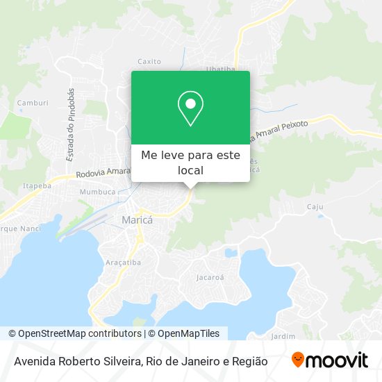 Avenida Roberto Silveira mapa