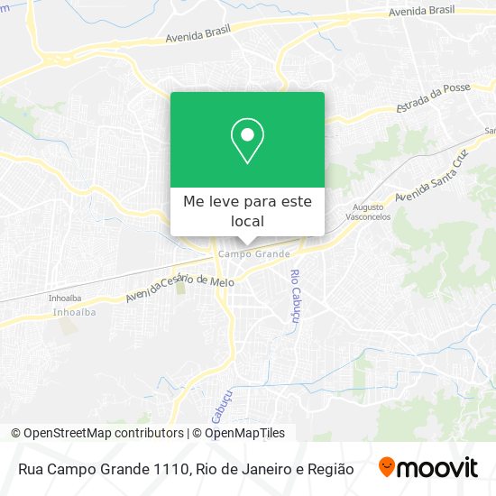 Rua Campo Grande 1110 mapa