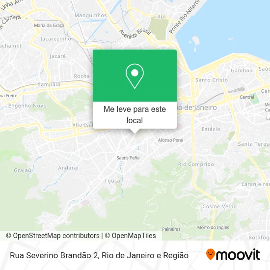 Rua Severino Brandão 2 mapa