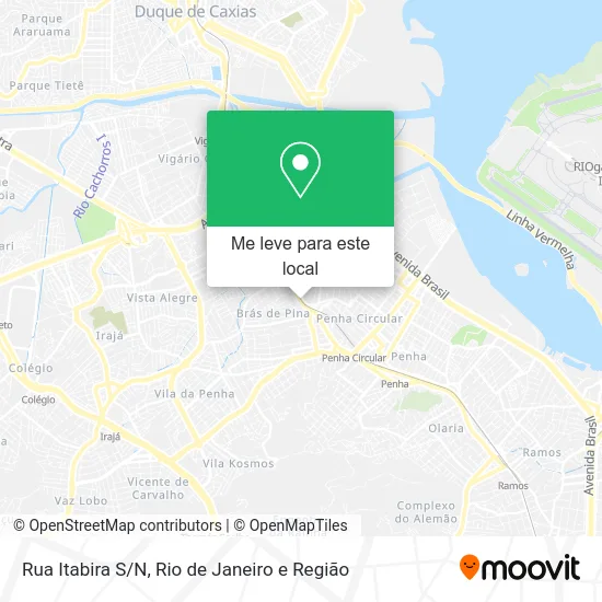 Rua Itabira S/N mapa