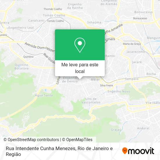 Rua Intendente Cunha Menezes mapa