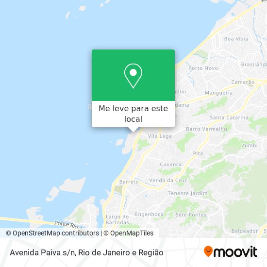 Avenida Paiva s/n mapa