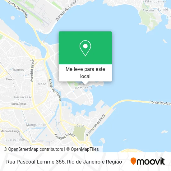 Rua Pascoal Lemme 355 mapa