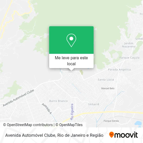 Avenida Automóvel Clube mapa
