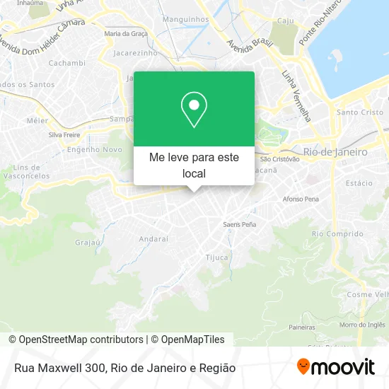 Rua Maxwell 300 mapa