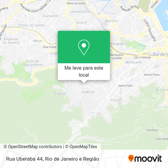Rua Uberaba 44 mapa