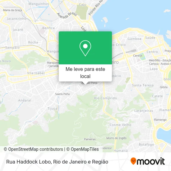 Rua Haddock Lobo mapa