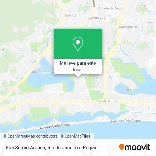 Rua Sérgio Arouca mapa