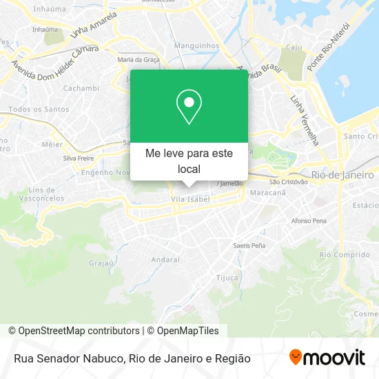 Rua Senador Nabuco mapa