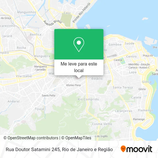 Rua Doutor Satamini 245 mapa