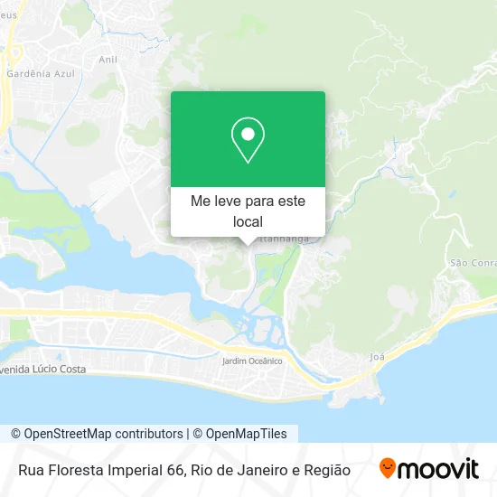 Rua Floresta Imperial 66 mapa