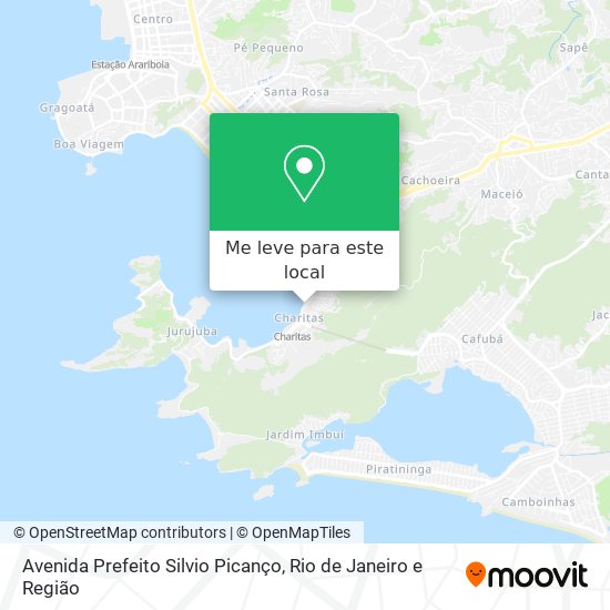 Avenida Prefeito Silvio Picanço mapa