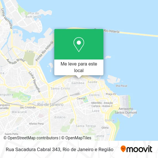 Rua Sacadura Cabral 343 mapa