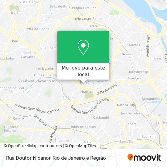 Rua Doutor Nicanor mapa