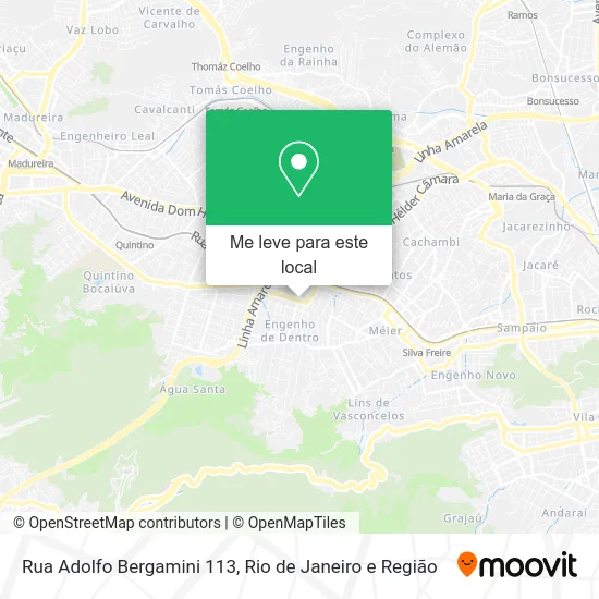 Rua Adolfo Bergamini 113 mapa