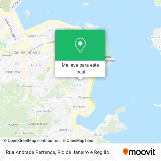 Rua Andrade Pertence mapa