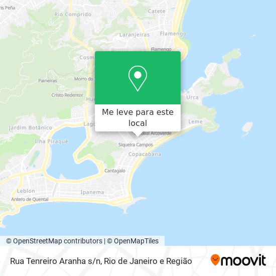Rua Tenreiro Aranha s/n mapa
