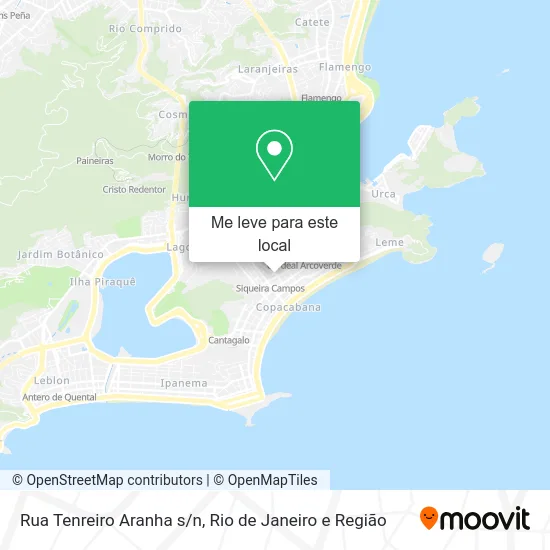 Rua Tenreiro Aranha s/n mapa