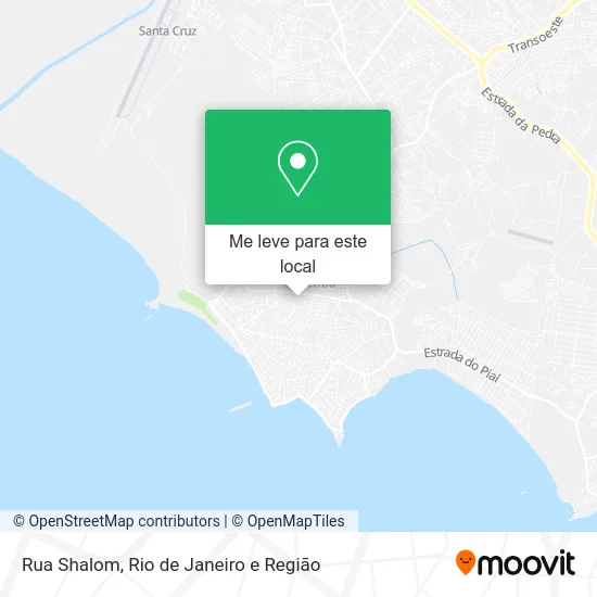 Rua Shalom mapa