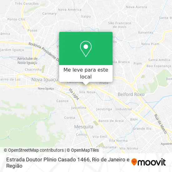 Estrada Doutor Plínio Casado 1466 mapa