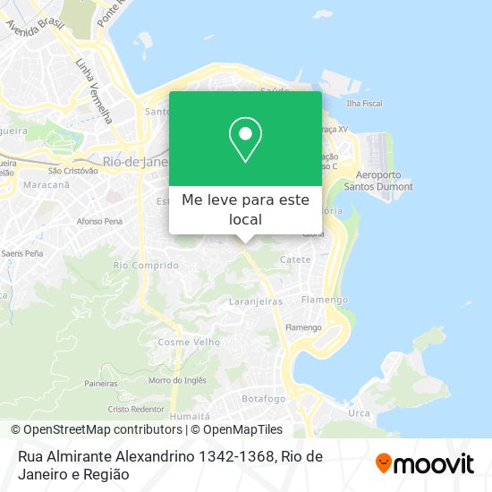 Rua Almirante Alexandrino 1342-1368 mapa