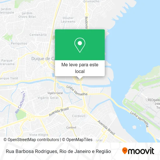 Rua Barbosa Rodrigues mapa