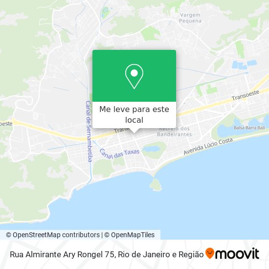 Rua Almirante Ary Rongel 75 mapa