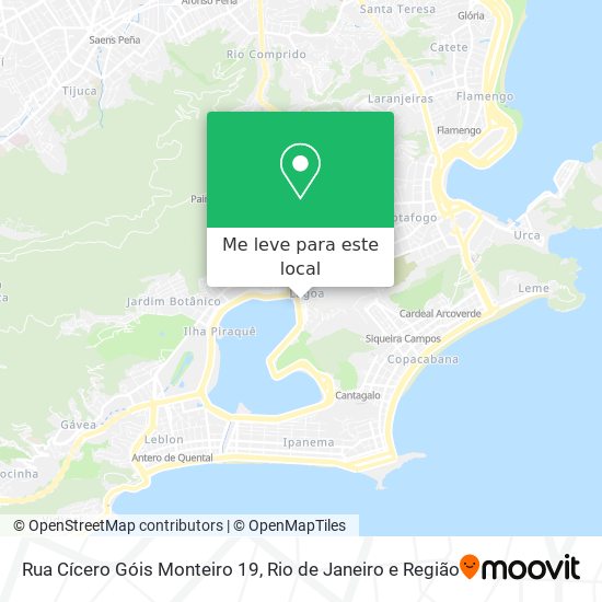 Rua Cícero Góis Monteiro 19 mapa