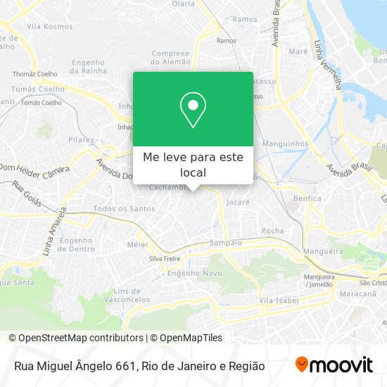 Rua Miguel Ângelo 661 mapa