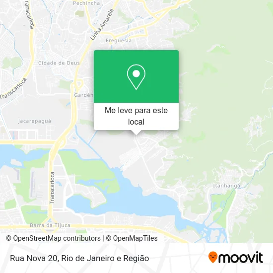 Rua Nova 20 mapa