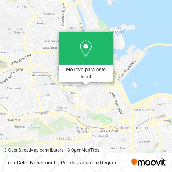 Rua Célio Nascimento mapa