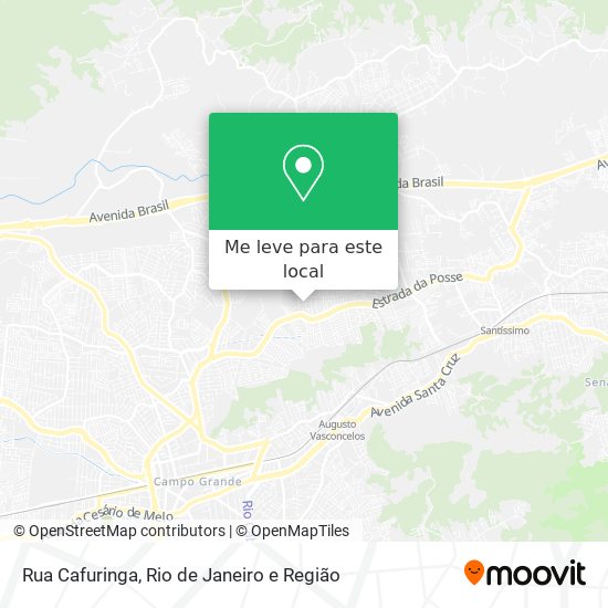 Rua Cafuringa mapa