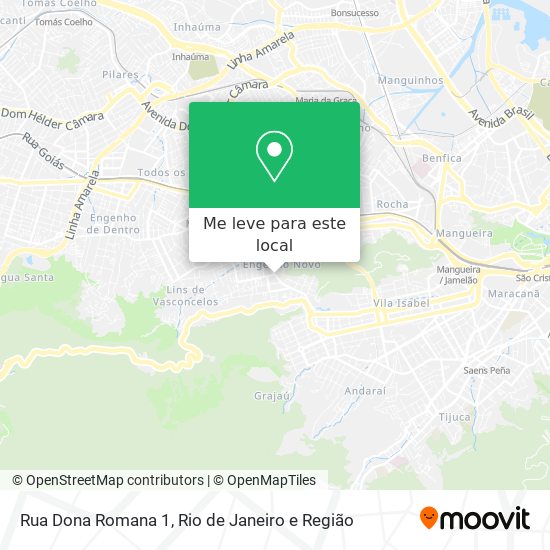 Rua Dona Romana 1 mapa