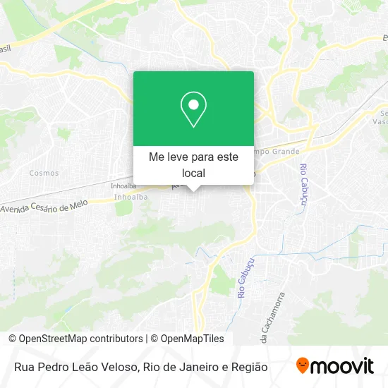 Rua Pedro Leão Veloso mapa