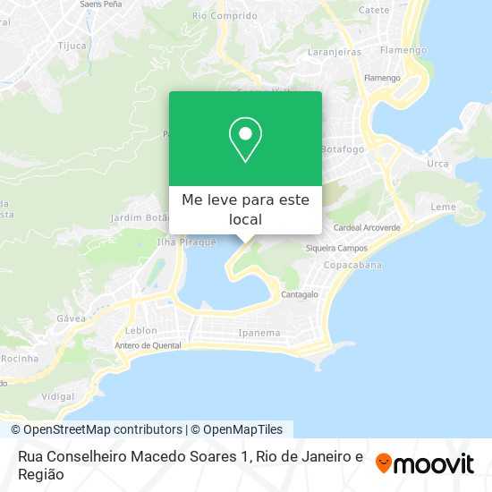 Rua Conselheiro Macedo Soares 1 mapa