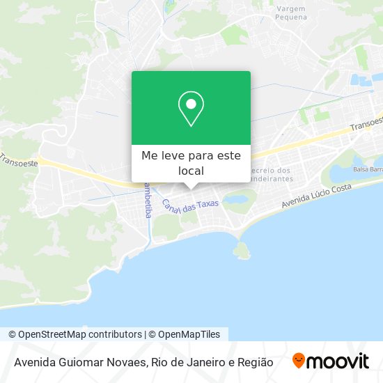 Avenida Guiomar Novaes mapa