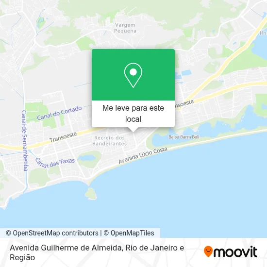 Avenida Guilherme de Almeida mapa