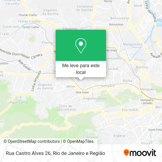 Rua Castro Alves 26 mapa