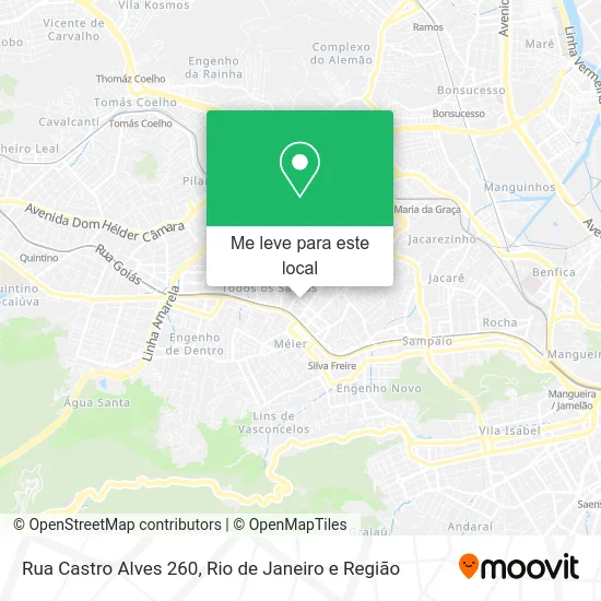 Rua Castro Alves 260 mapa
