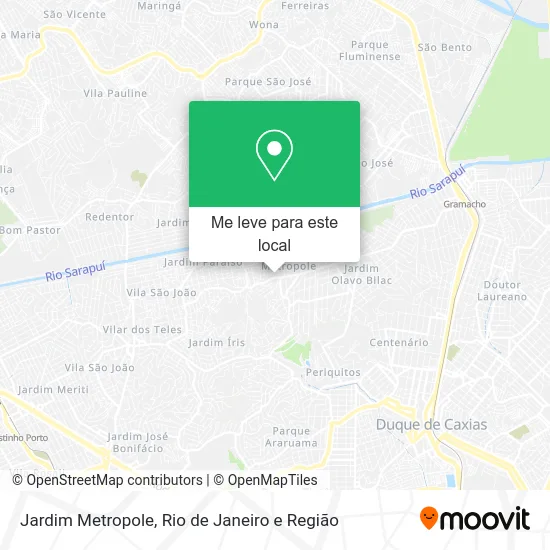 Jardim Metropole mapa