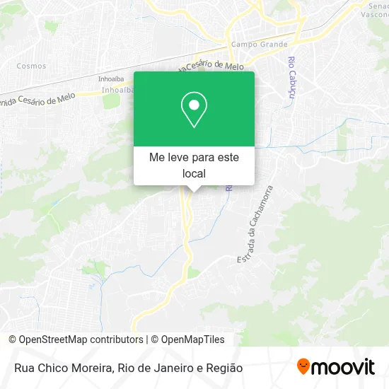 Rua Chico Moreira mapa